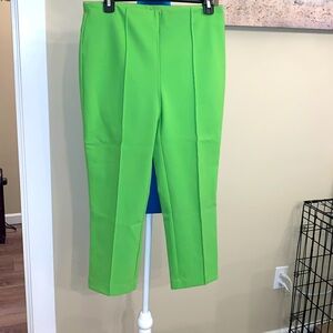 Lime green ankle pants